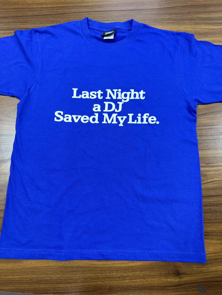 100% Cotton T-Shirt in Blue The Diary of Alicia Keys