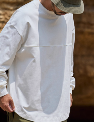 Heavyweight Long-Sleeve Crewneck Shirt – speak now