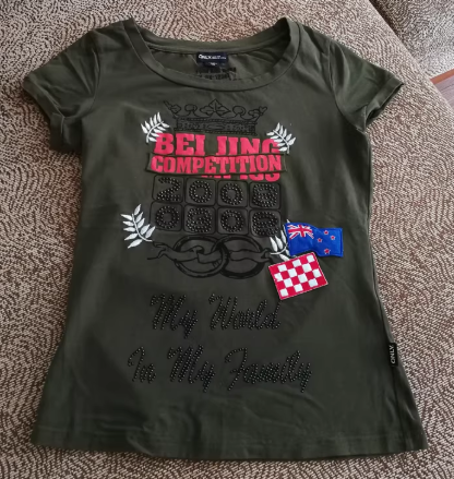 #Women’s coat — almost new plaid overcoat  6570 Long