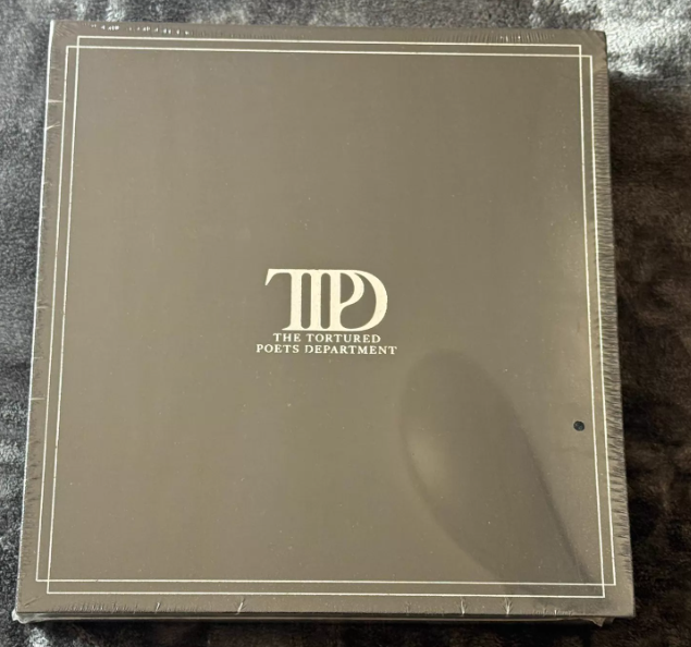 Taylor Swift TTPD Display Vinyl Case Storage Box New